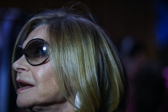 Models on the catwalk for Carla Zampatti's Spring/Summer 2015 collection showcase.