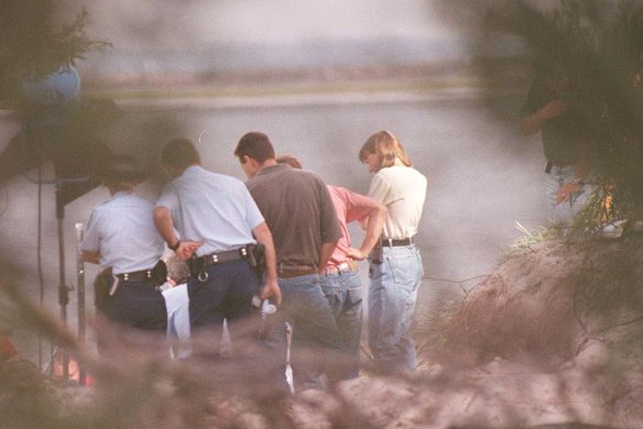 A body found buried two metres below sand dunes at Botany Bay in 1983 was brothel keeper Harvey Jones. Fifteen years later, Smith was convicted of his murder.