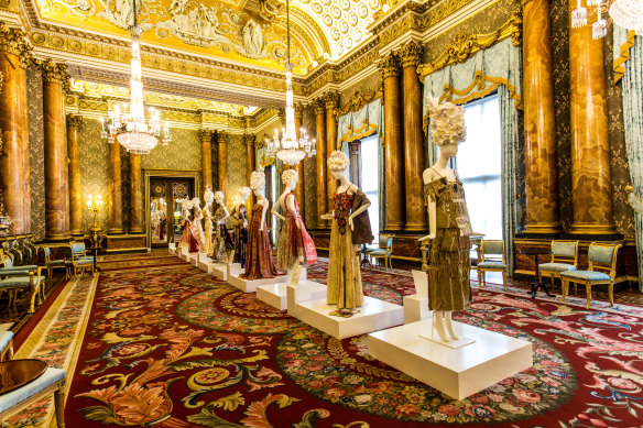 Designs by 26 Commonwealth countries at the EcoAge Fashion Exchange at Buckingham Palace.