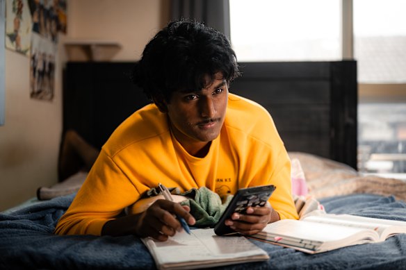 Sion Binoy, 17, dropped maths methods to take general maths in year 12.