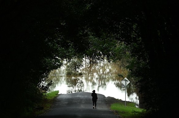 Water covers part of smith Park in Richmond.
