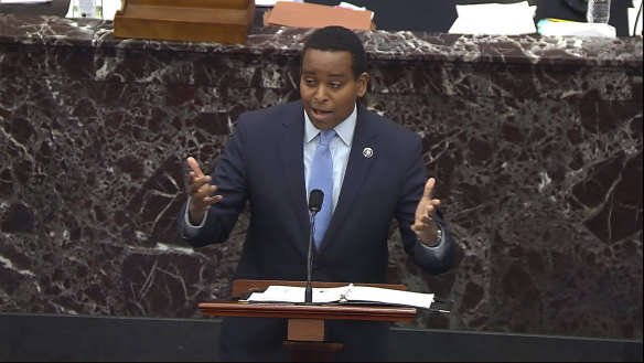 House impeachment manager Joe Neguse.