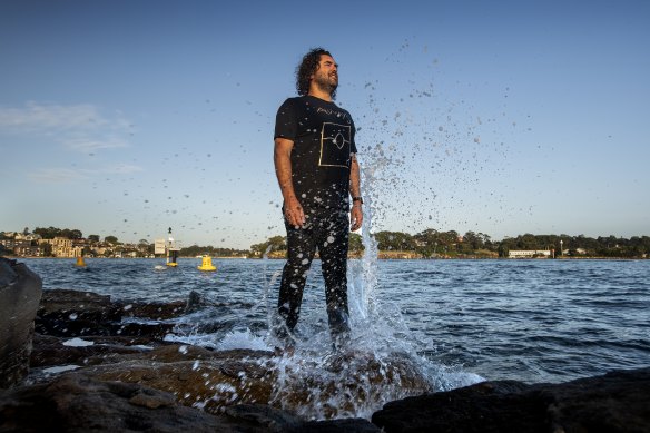 Jacob Nash, curator of the Sydney Festival's Blak Out program and producer of the Vigil event that will symbolically awaken Me-Mel (Goat Island).