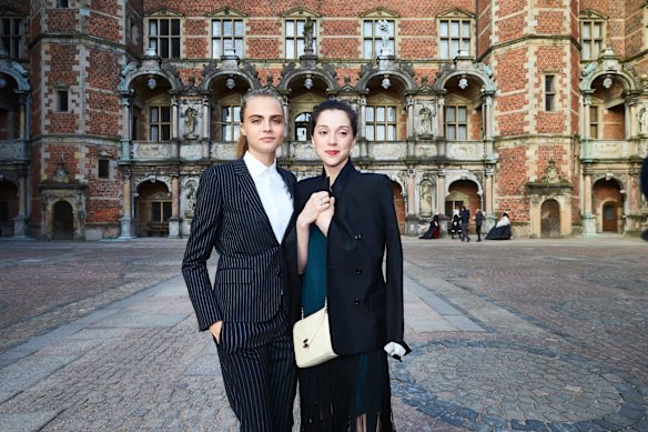 Chanel model and actor Cara Delevingne, 24, and singer St. Vincent, 34, split in September after a year and a half together.
The pair were front regulars, but rarely spoke publicly about each other in public.
St. Vincent (real name Annie Clark) moved on shortly after with Twilight star, Kristen Stewart.