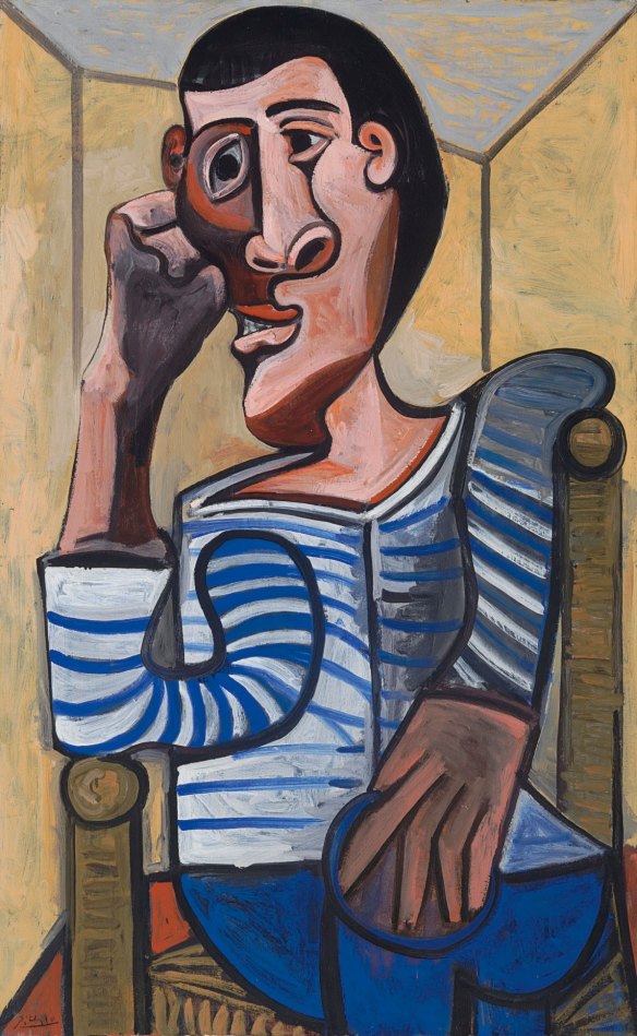 Pablo Picasso's 1943 painting Le Marin. The work had to be pulled from the auction.