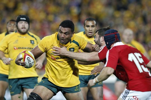 Wallabies player Wycliff Palu.