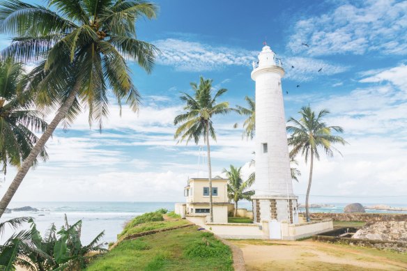 Galle Fort Lighthouse, Sri Lanka. 