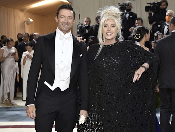 Hugh Jackman, left, and Deborra-Lee Furness.