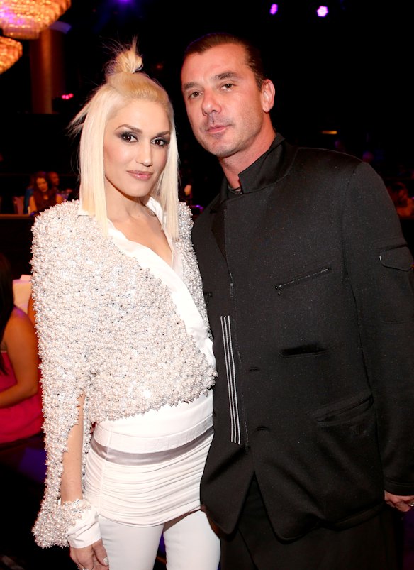 With ex-wife Gwen Stefani in 2014.