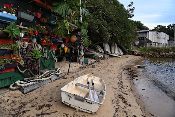 Berry Bay, Sydney. There are fears that a new harbour tunnel may dredge up toxic material from the floor of the bay.
