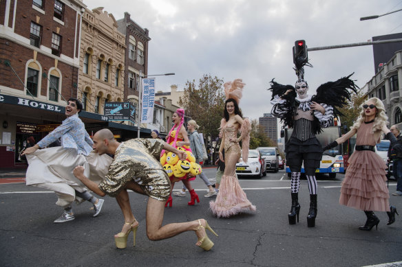 Traffic stoppers: This year's Sydney Fringe Festival will take place at venues along Oxford Street in Darlinghurst.