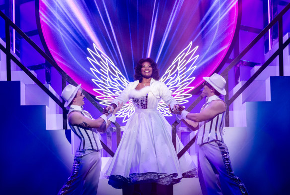 Marcia Hines in commanding form as Teen Angel.