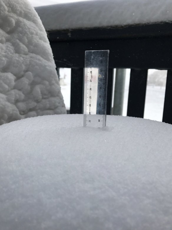 Snow at Mount Hotham.