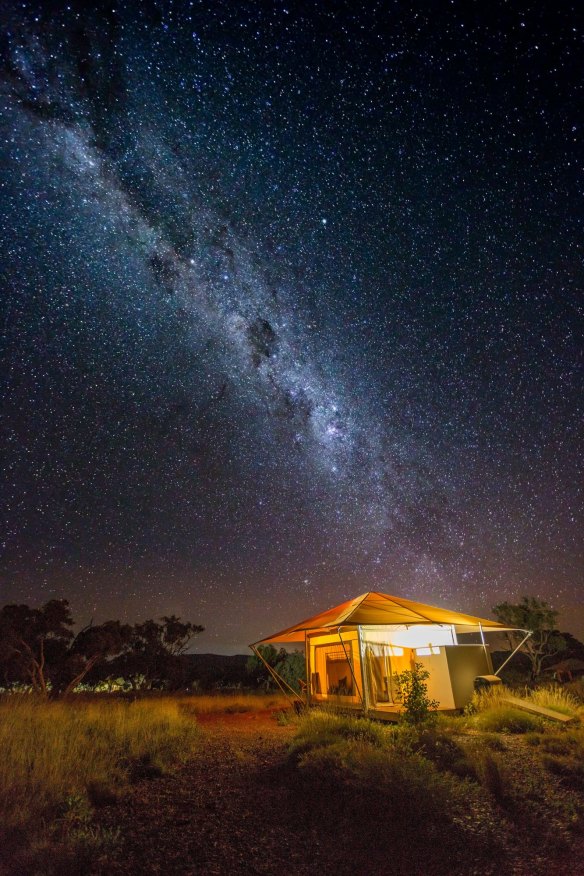 Karijini Eco Retreat offers the most stylish comfort for hundreds of stark Pilbara kilometres.