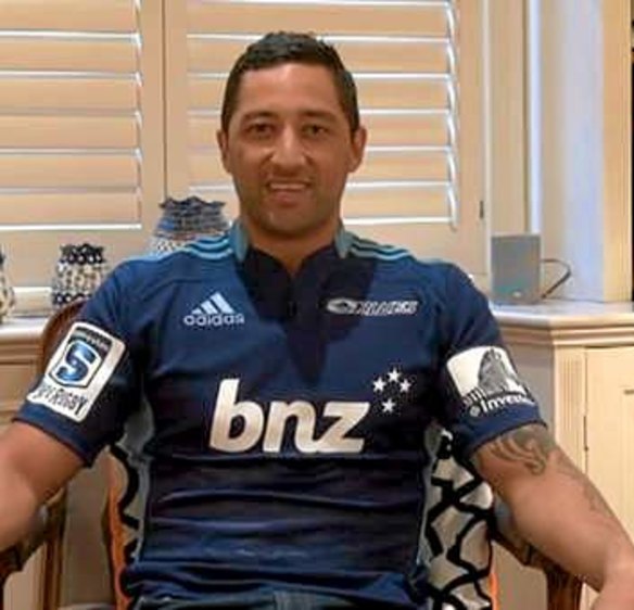 Benji Marshall regrets the day he posed in an Auckland Blues jersey on while still contracted to the Tigers.