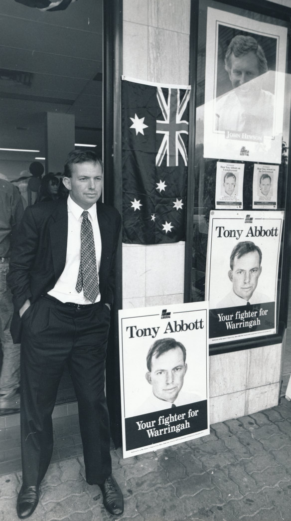Tony Abbott won the blue ribbon Sydney seat of Warringah in 1994. 