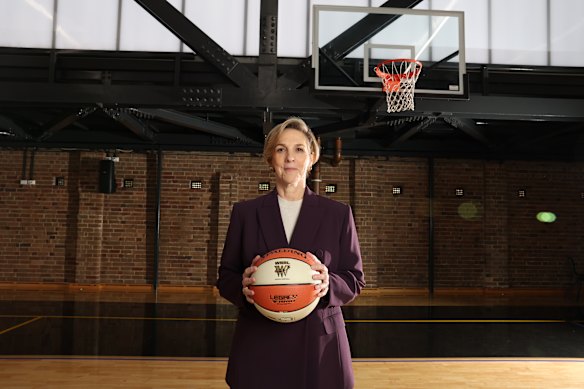 Holding court: The Sydney Kings majority owner Robyn Denholm will play host to the NBL growth conference in Sydney from Wednesday.
