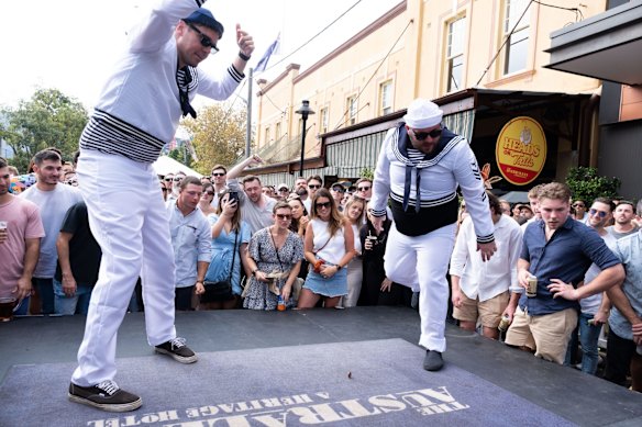 2up at the Australian Heritage hotel in The Rocks, Sydney.
