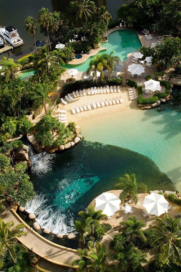 SWIM WITH TROPICAL FISH. Marriott Resort and Spa, Surfers Paradise. If you're a bit nervous about snorkeling in the open ocean then try this pool complete with tropical fish and an artificial coral reef. The Marriott's $8 million aquatic playground features a five metre deep saltwater lagoon that's home to more than 400 fish.