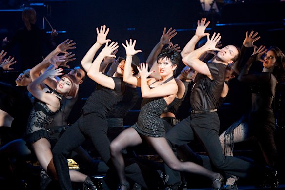 Caroline O’Connor as Velma Kelly in the 2009 production of Chicago at Her Majesty’s Theatre.
