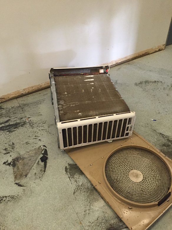 An image from Christmas Island detention centre released by Immigration Minister Peter Dutton's office.