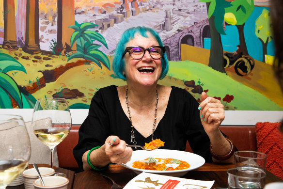 “I’m an everything person”: author Linda Jaivin at Cafe Giorgio.