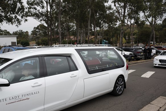The funeral of volunteer firefighter Andrew O’Dwyer.
