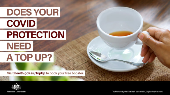 The new government health department  campaign promoting booster shots starts on Sunday.