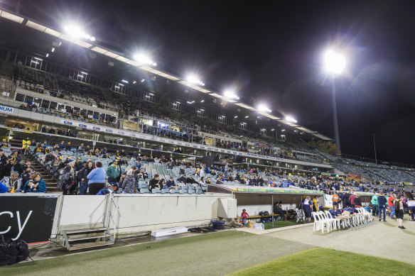The Brumbies are hoping fans return to the stands this yaer.
