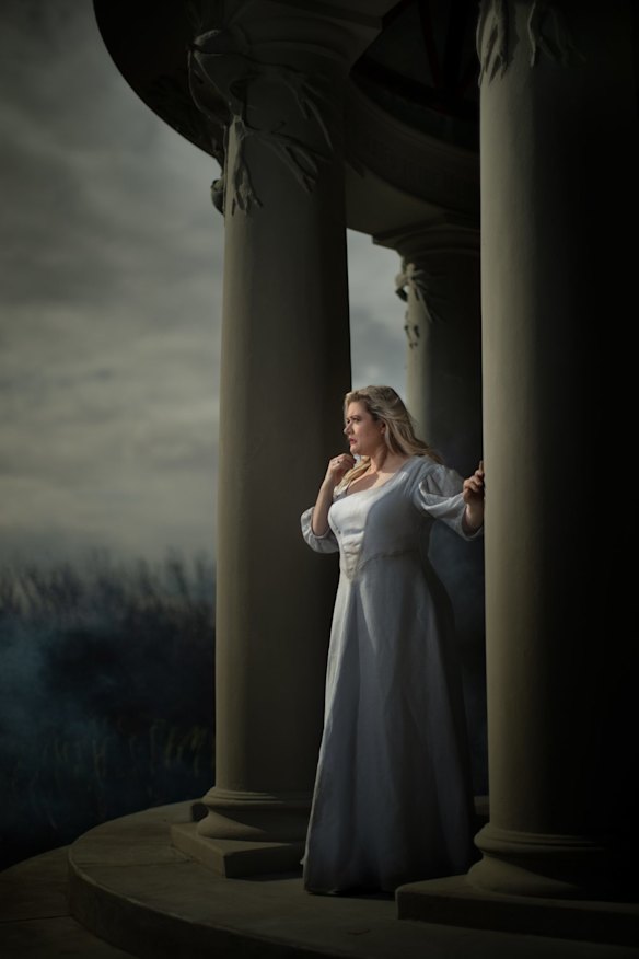 Lee Abrahmsen as Sieglinde, ahead of Melbourne Opera’s production of Wagner’s Ring in Bendigo in 2023.