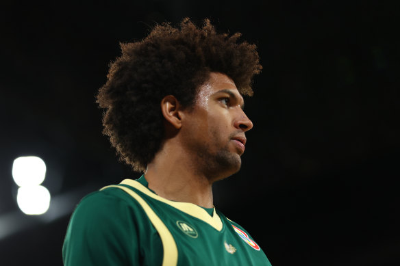 Plenty to process: Matisse Thybulle was shocked by his Boomers omission.