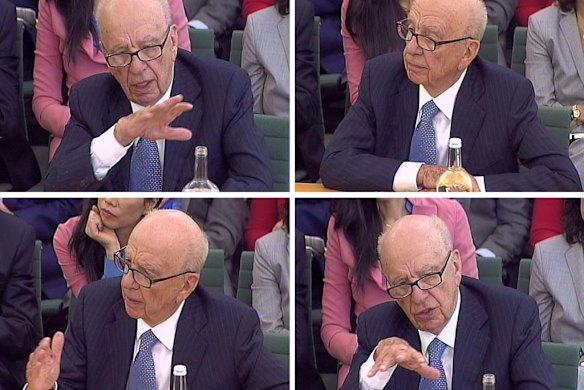 The many faces of Rupert Murdoch.