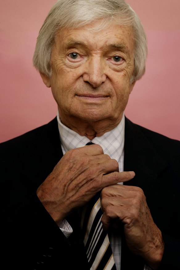 Cricketing legend and commentator, Richie Benaud photographed October 4th 2005.