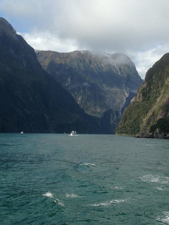 Milford Sound on the west coast of New Zealand's South Island.