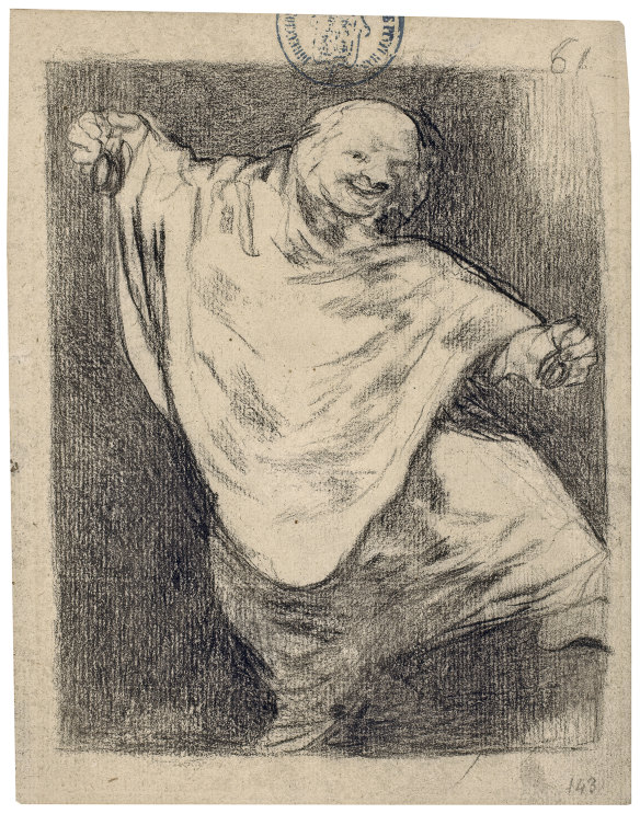 Fancisco Goya’s Phantom Dancing with Castanets, 1824-28.