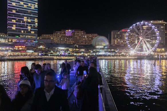 Attendees explore the wider exhibits as Vivid lights up for 2022 