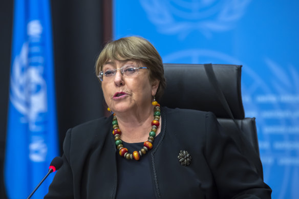 Michelle Bachelet is the first UN high commissioner for human rights to visit China in 17 years.