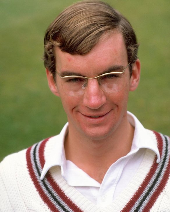 Peter Roebuck of Somerset in May 1981.