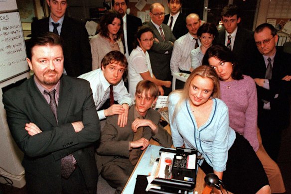 "The Office": Ricky Gervais and Stephen Merchant's excruciatingly brilliant comedy about a dysfunctional office manager.