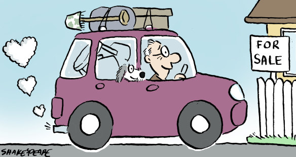 Buying a house offers security.