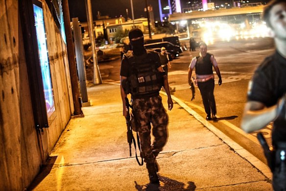 Security forces have been called in as Turkey's Prime Minister Binali Yildirim denounced an 'illegal action' by a military 'group', with bridges closed in Istanbul and aircraft flying low over the capital of Ankara.