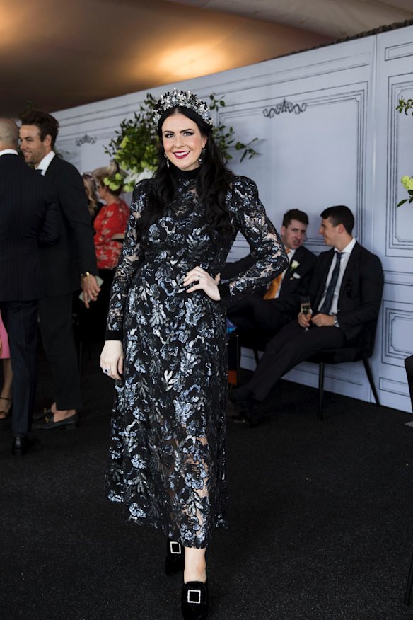 Viktoria Novak at the Harrolds Everest marquee. 