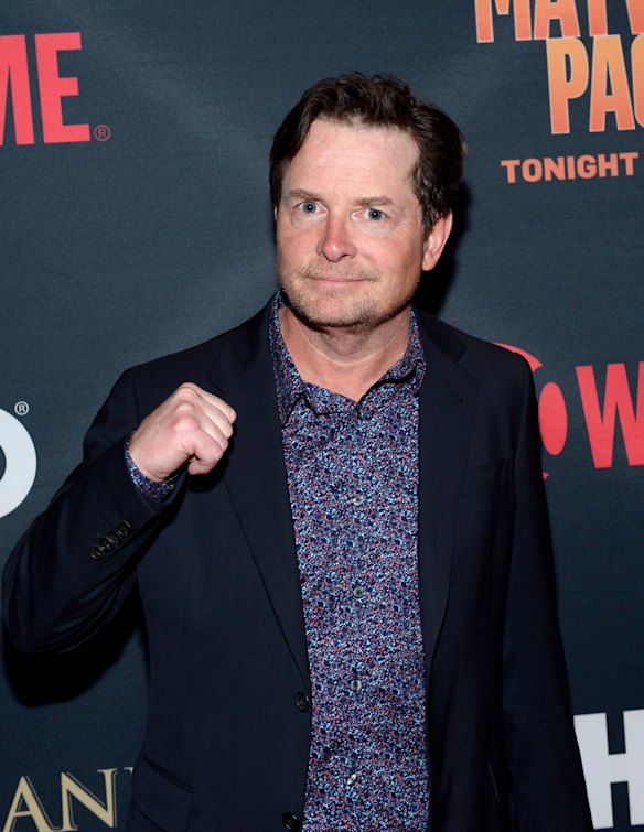 Actor Michael J. Fox attends the SHOWTIME and HBO VIP Pre-Fight Party for "Mayweather VS Pacquiao" at MGM Grand Hotel & Casino.
