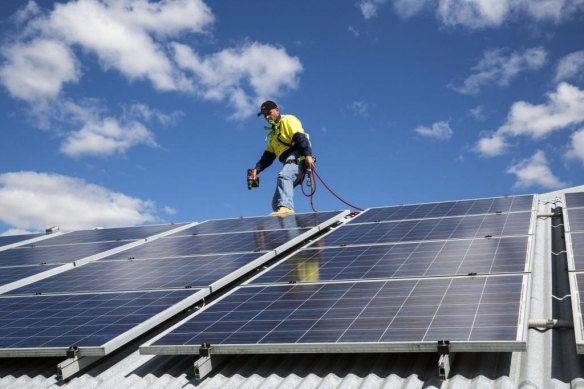 The level of rooftop solar in Australia is rising rapidly.