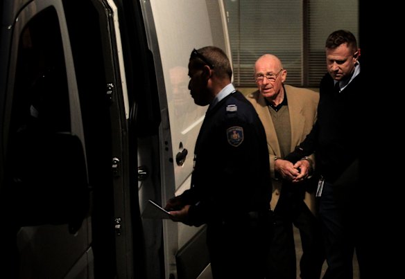 Roger Rogerson during Supreme Court hearings over the death of Jamie Gao.