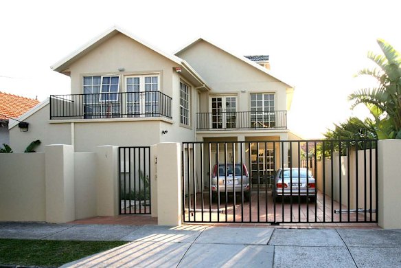 Mokbel's family home in Downs Street, Brunswick.