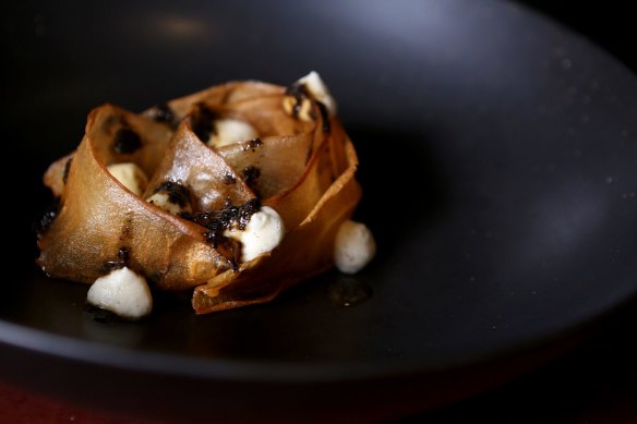 Apple truffle strudel from Esquire, Brisbane.