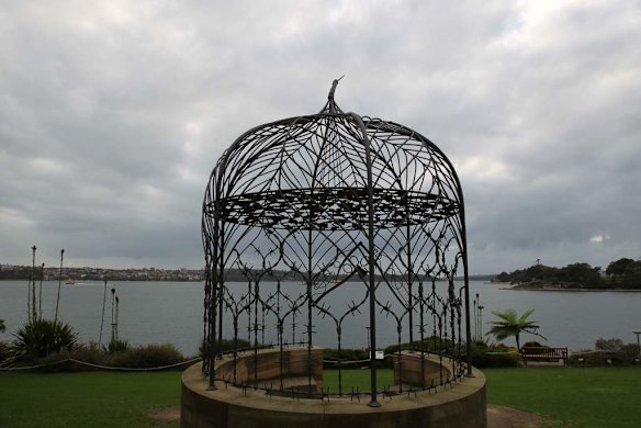 Fiona Hall sculpture. A Folly for Mrs Macquarie in the Sydney Botanical Gardens.