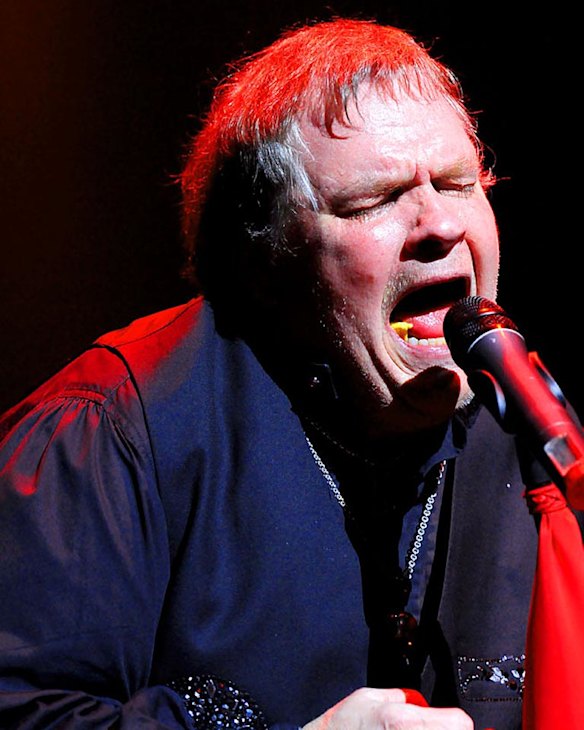 Meat Loaf performs at the Brisbane Entertainment Centre. Photo: Leigh Plover