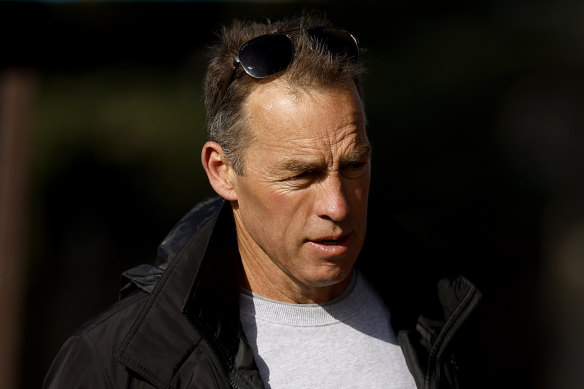 Alastair Clarkson refutes any wrongdoing in the AFL racism scandal, saying he is shocked to be embroiled in a furore which casts doubt on his return to coaching.